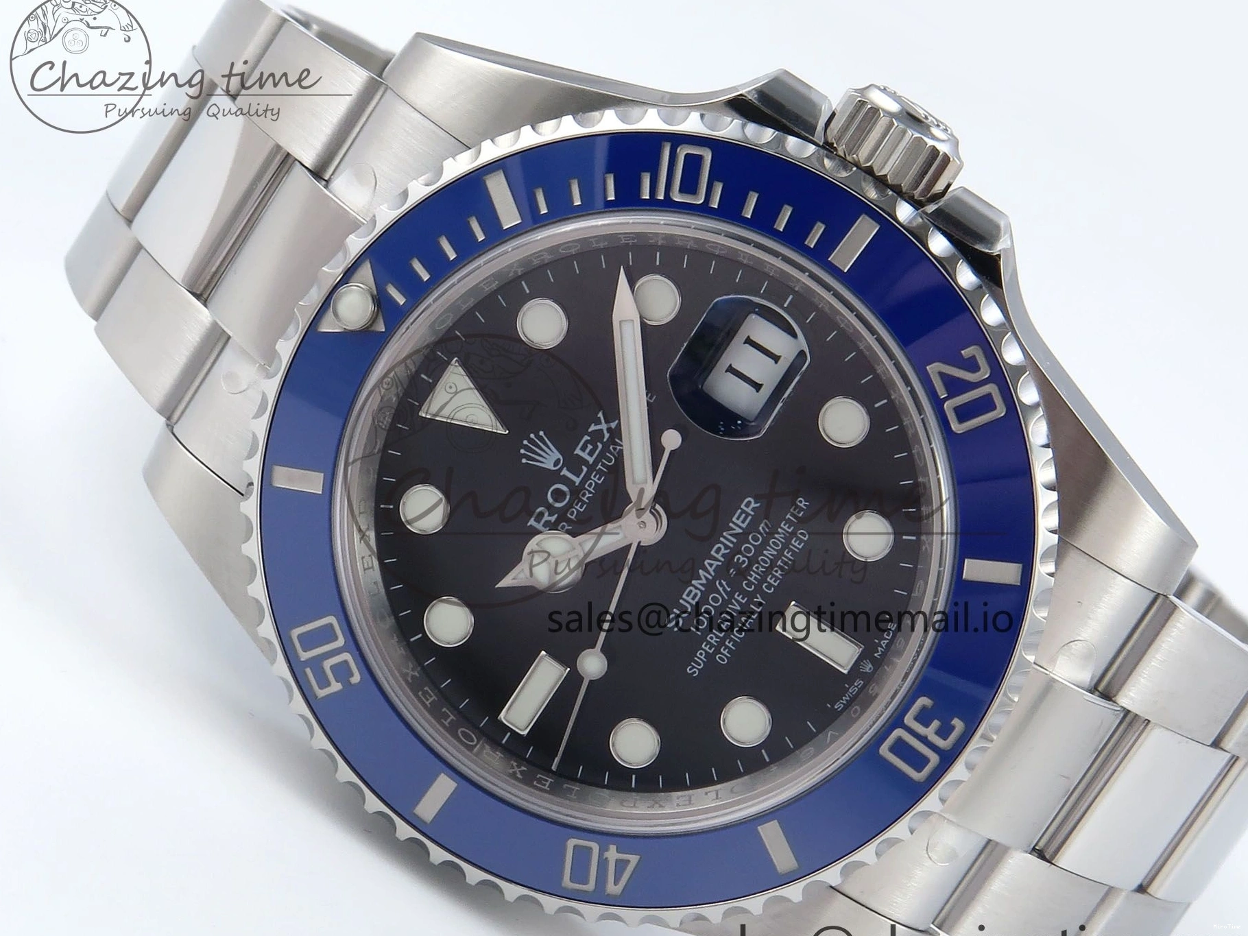 MiroTime 1222 Submariner 126619 LB 904L SS THBF 1:1 Best Edition Black Dial On 904L SS Bracelet SH WaterResistant 358